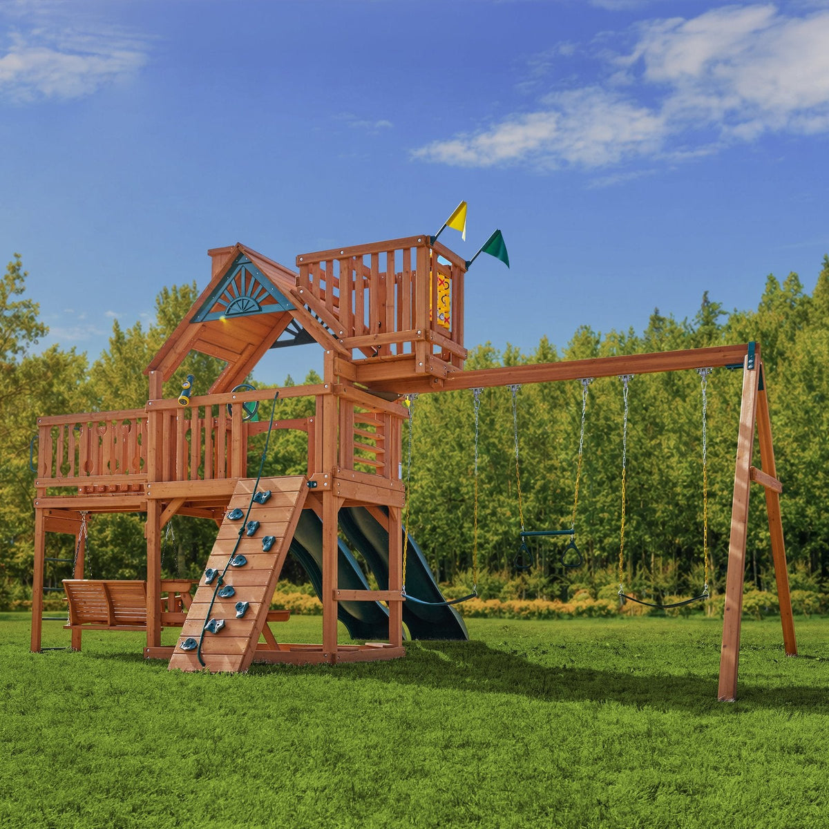Summerville Deluxe Swing Set