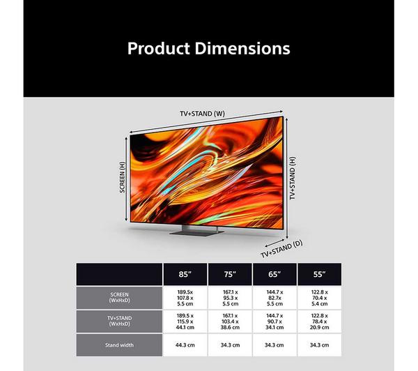 Sony BRAVIA True RGB Mini LED 4K HDR Smart TV 65 Inch 2026
