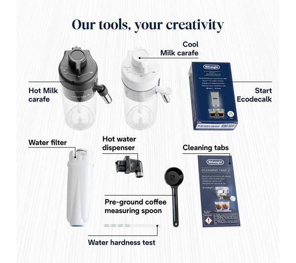 Titanium Finish DeLonghi Magnifica Duo Bean To Cup Machine