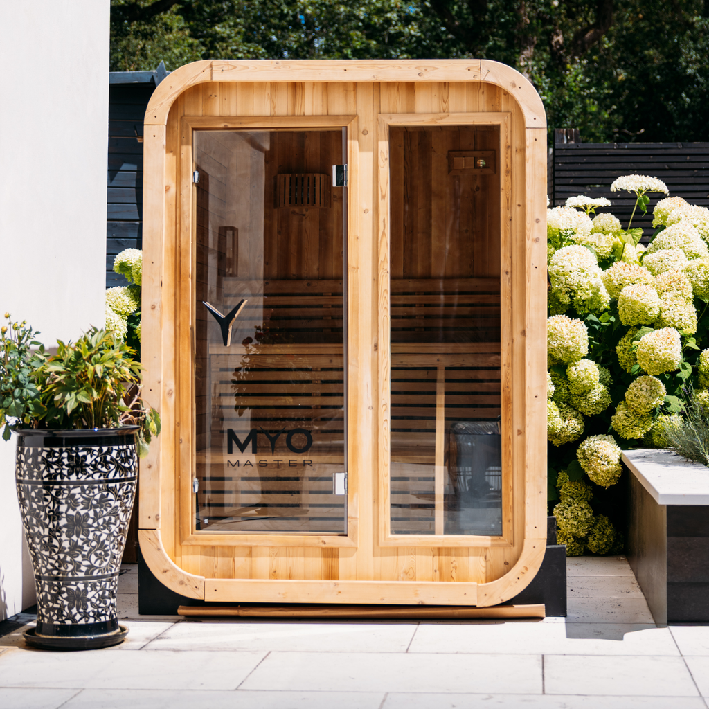 Premium Grade Natural Timber Home Sauna With 6kW Heater