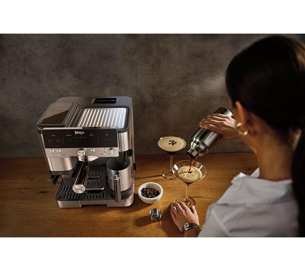 Premium Silver Finish Ninja Luxe Café Coffee Machine