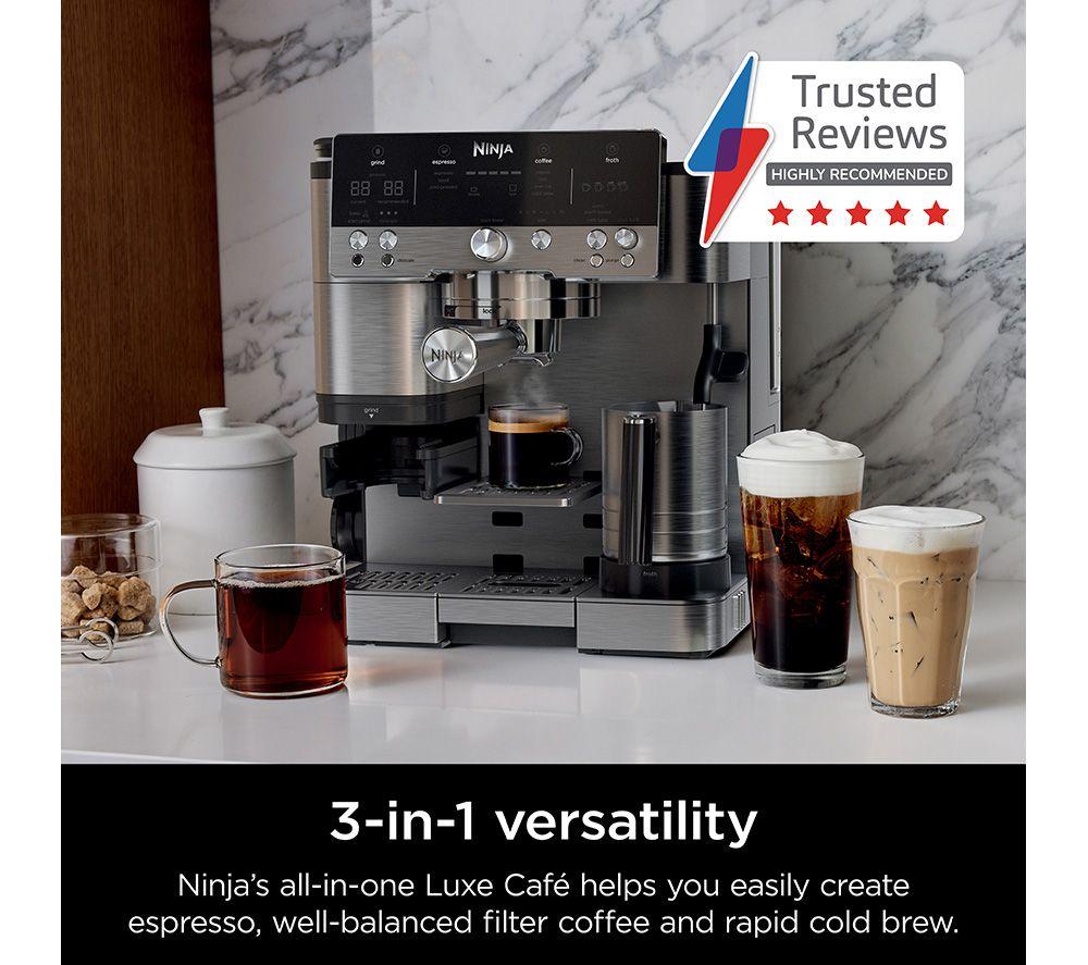 Premium Silver Finish Ninja Luxe Café Coffee Machine