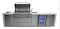 Mont Alpi 805 Deluxe Island with Beverage Center 6-Burner Grill 2 Infrared Burners