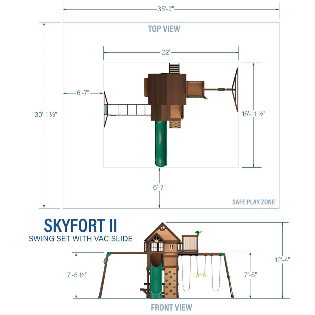 Skyfort II with Wave Slide