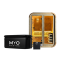 Natural Wood MyoSauna MyoFreeze MyoChill Hot Cold Bundle